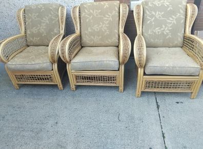 wicker patio set
