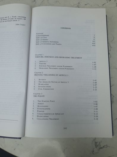 Cruelty  ECHR an analysis of article 3 by John Cooper