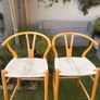 Meadows and byrne wishbone Kitchen island counter stools Image 2