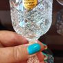 Set of 6 vintage Cristal d'Arques clear lead crystal wine or water goblet Image 3