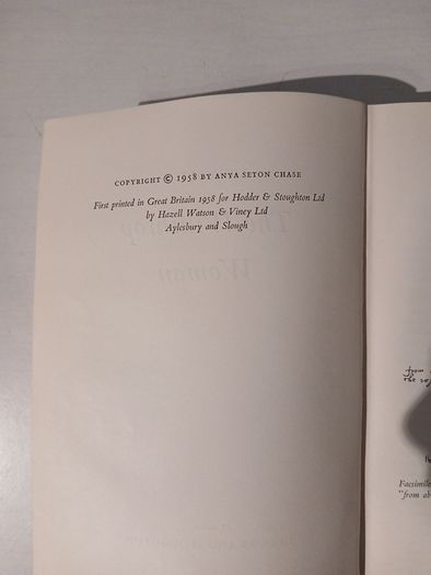 The Winthrop Woman by Anya Seton First Edition