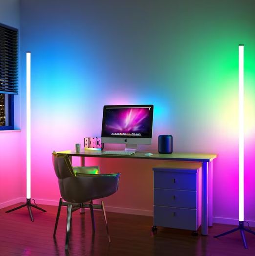 1pc LED RGB Ambient Light with Sound Sensor, USB-Powered Infrared Remote Control