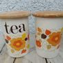 Crown Devon storage jars, vintage pottery, Mary Quant Image 2