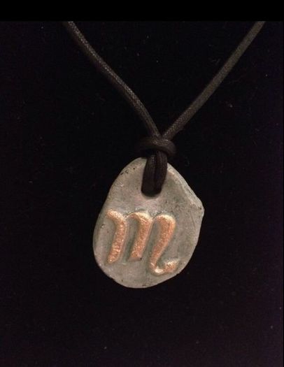 Zodiac Sun Stone Necklace - Scorpio