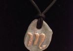 Zodiac Sun Stone Necklace - Scorpio