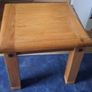 Dunloe Solid Oak Nest of 3 Tables Image 3