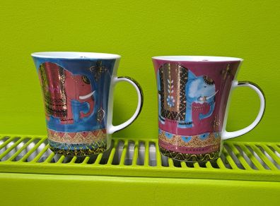 Porcelain mugs