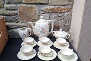 Cream china tea set postage possible