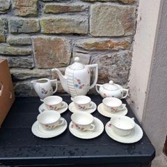Cream china tea set postage possible