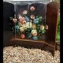 Antique painted folding screen Image 3