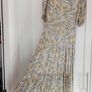 New Look Viscose sage buttercup print Summer Tiered Dress 36 Image 7