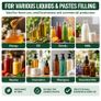 Manual Paste & Liquid Filling Machine 5 to 100ml 11.5L Stainless Steel Bottle Filler Image 4