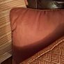 Orange Copper Colured Cushions Image 3