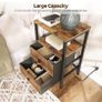Set of 2 Side Table with Charging Station Image 6