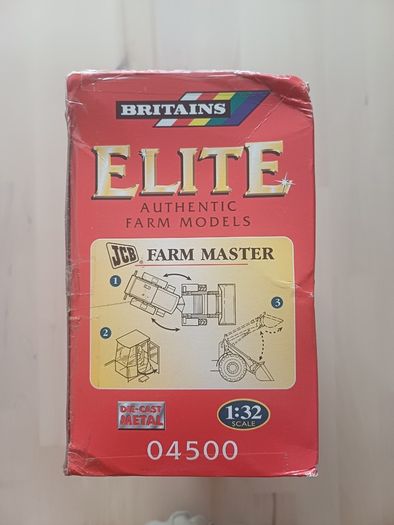 Britains Elite JCB Farm Master Model Digger Tractor Boxed MINT