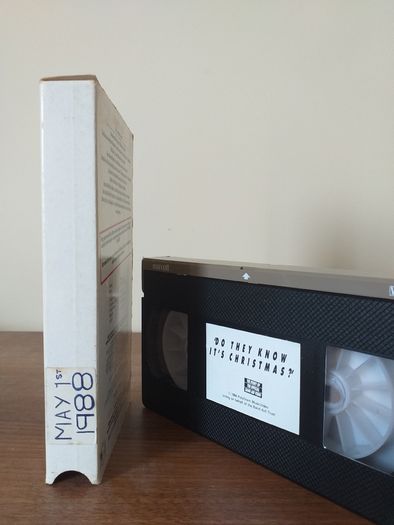 'Do They Know It's  Christmas?' Vintage Vhs Pal Video Tape 1984 (Mega Ultra Rare And Hard To Acquire) In This Unique And Exceptional Condition