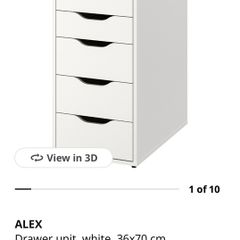 IKEA ALEX Drawer unit