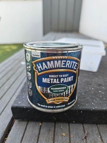 Dark green metal paint
