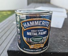 Dark green metal paint
