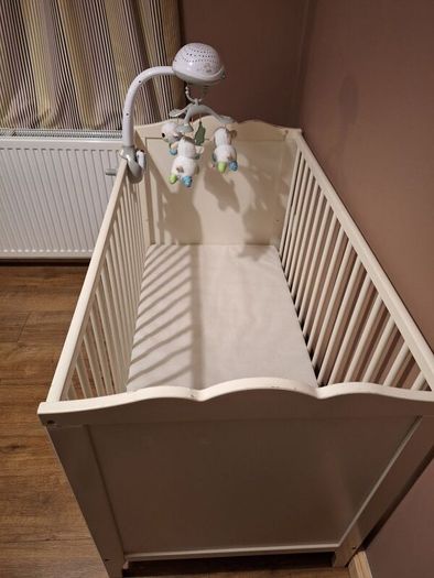 Ikea Cot and Mobile