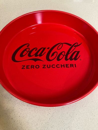 Coca Cola Metal tray 35 cm Italian