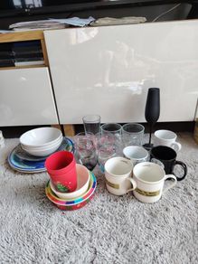 Mugs, bowls, glasses