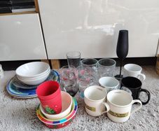 Mugs, bowls, glasses