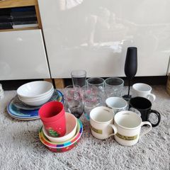 Mugs, bowls, glasses