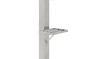 Garden Water Column Stainless Steel Square 95 cm
