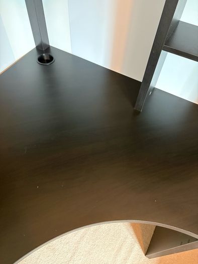 Ikea Micke Corner Desk with Shelves