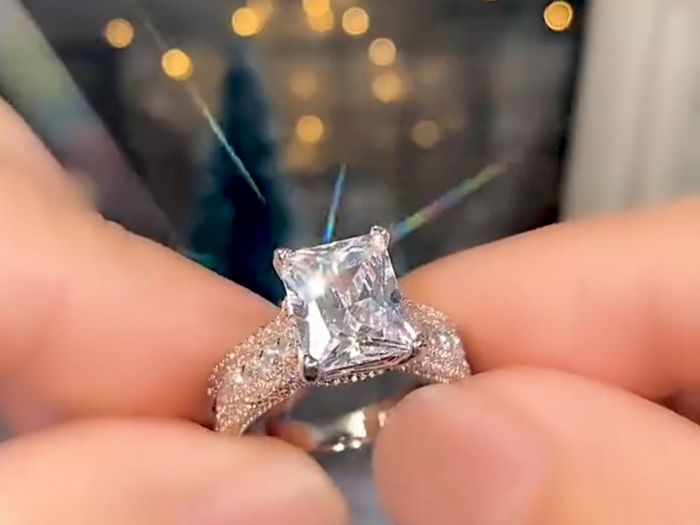 Sterling Silver Solitaire Ring