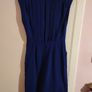 Warehouse Navy Midi Dress Image 4