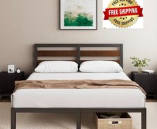 Double Bed Frame with Headboard