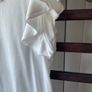 top Bnwt topshop 100% cotton frilled detail top/ tshirt Image 4