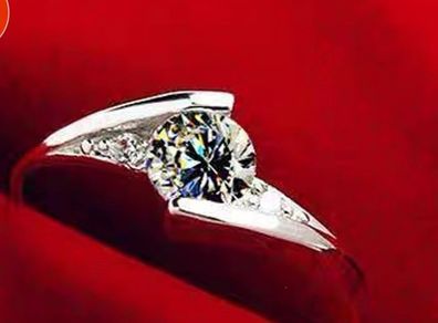 Women's silver ring
