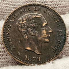 Spain 1879 5 Centimos