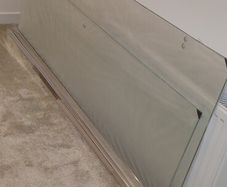 1400mm pivot shower door also 600mm shower panel
