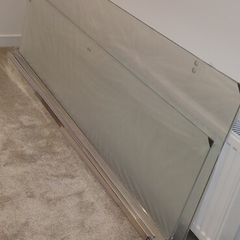 1400mm pivot shower door also 600mm shower panel