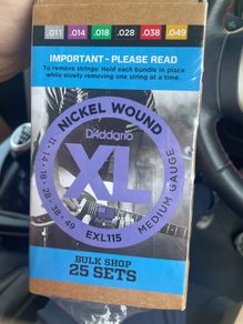 D'addario 11 s 25 set
