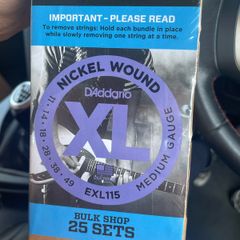 D'addario 11 s 25 set