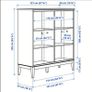Ikea Cabinet Idanas with folding doors storage Image 5