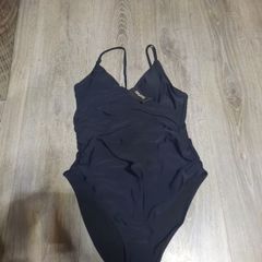 black maternity swimsuit from boohoo