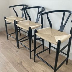 Wishbone Counter Stools from Meadows & Byrne