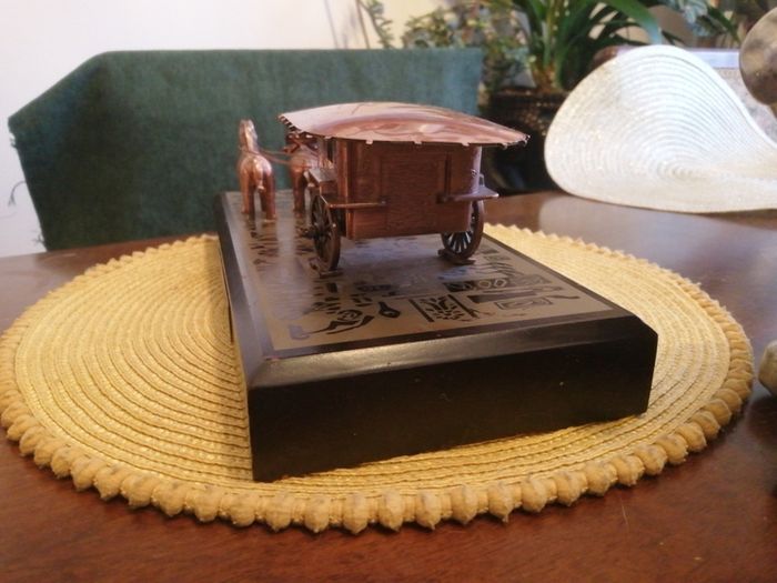 Ancient Chinese Qin Copper Bronze Chariot And Horses Model 1 Of Emperor Qin Shi Huang Gift