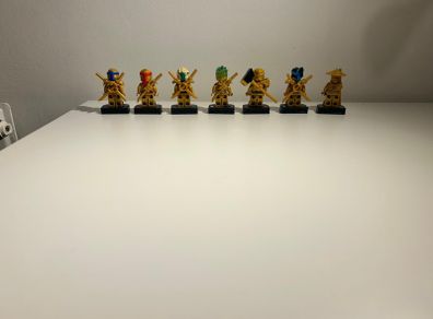 LEGO Ninjago Golden 10 year anniversary mini figures (RARE)