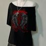 Goth Style Tunic Top size 20 + also other designs available Image 3