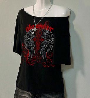 Goth Style Tunic Top size 20 + also other designs available