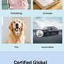 4PCS Smart Wireless Anti-Lost Tracker, Item Locator with Anti-Loss Alarm for Keys Wallet Luggage Pet Dogs, Compatible with Find My IOS Solely (Compatible with Apple iPhone Only) Image 9