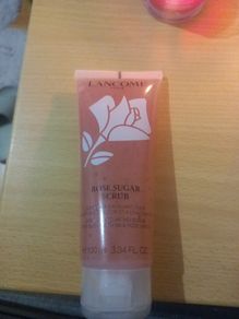 lancome rose sugar scrub
