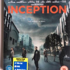 Inception (Christopher Nolan Film) [2010] Leonardo DiCaprio, Ken Watanabe, Joseph Gordon-Levitt, Marion Cotillard, Ellen Page, Tom Hardy, Cillian Murphy, Tom Berenger & Michael Caine [2xBlu-Ray Movie]